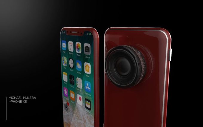 Ý tưởng iPhone XE tích hợp ống kính zoom quang